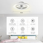 60CM LED Ceiling Light with Fan Lights 24