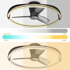 60CM LED Ceiling Light with Fan Lights 24