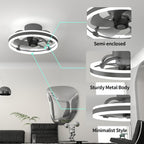 60CM LED Ceiling Light with Fan Lights 24