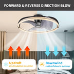 60CM LED Ceiling Light with Fan Lights 24