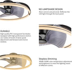 60CM LED Ceiling Light with Fan Lights 24