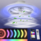 60CM LED Ceiling Light with Fan Lights 24