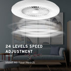 60CM LED Ceiling Light with Fan Lights 24
