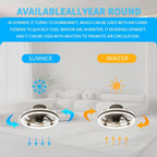 60CM LED Ceiling Light with Fan Lights 24