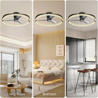 60CM LED Ceiling Light with Fan Lights 24