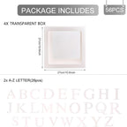 60pcs Baby Shower Decorations Neutral 6 Transparent Balloon