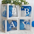 60pcs Baby Shower Decorations Neutral 6 Transparent Balloon