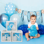 60pcs Baby Shower Decorations Neutral 6 Transparent Balloon