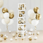 60pcs Baby Shower Decorations Neutral 6 Transparent Balloon