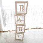 60pcs Baby Shower Decorations Neutral 6 Transparent Balloon