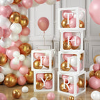 60pcs Baby Shower Decorations Neutral 6 Transparent Balloon