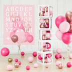 60pcs Baby Shower Decorations Neutral 6 Transparent Balloon