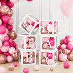 60pcs Baby Shower Decorations Neutral 6 Transparent Balloon