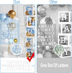 60pcs Baby Shower Decorations Neutral 6 Transparent Balloon