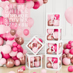 60pcs Baby Shower Decorations Neutral 6 Transparent Balloon