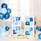 60pcs Baby Shower Decorations Neutral 6 Transparent Balloon