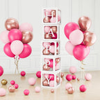 60pcs Baby Shower Decorations Neutral 6 Transparent Balloon