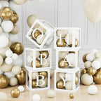 60pcs Baby Shower Decorations Neutral 6 Transparent Balloon