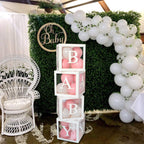 60pcs Baby Shower Decorations Neutral 6 Transparent Balloon