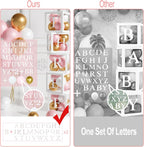60pcs Baby Shower Decorations Neutral 6 Transparent Balloon
