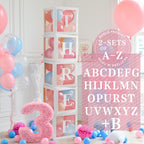 60pcs Baby Shower Decorations Neutral 6 Transparent Balloon