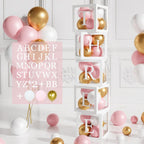 60pcs Baby Shower Decorations Neutral 6 Transparent Balloon