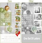 60pcs Baby Shower Decorations Neutral 6 Transparent Balloon