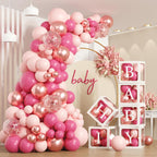 60pcs Baby Shower Decorations Neutral 6 Transparent Balloon