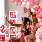 60pcs Baby Shower Decorations Neutral 6 Transparent Balloon