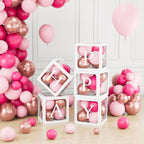 60pcs Baby Shower Decorations Neutral 6 Transparent Balloon
