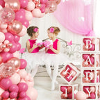 60pcs Baby Shower Decorations Neutral 6 Transparent Balloon