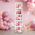 60pcs Baby Shower Decorations Neutral 6 Transparent Balloon