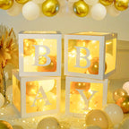 60pcs Baby Shower Decorations Neutral 6 Transparent Balloon