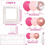 60pcs Baby Shower Decorations Neutral 6 Transparent Balloon