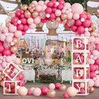 60pcs Baby Shower Decorations Neutral 6 Transparent Balloon
