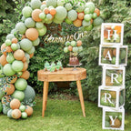 60pcs Baby Shower Decorations Neutral 6 Transparent Balloon
