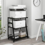 60x50x75CM Printer Stand 3 Tier Table with Storage