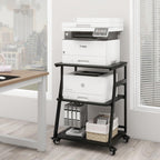 60x50x75CM Printer Stand 3 Tier Table with Storage