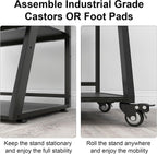 60x50x75CM Printer Stand 3 Tier Table with Storage