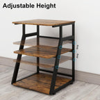 60x50x75CM Printer Stand 3 Tier Table with Storage