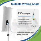 60x90CM Portable Flipchart Stand Height Adjustable Board