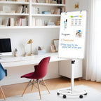 60x90CM Portable Flipchart Stand Height Adjustable Board