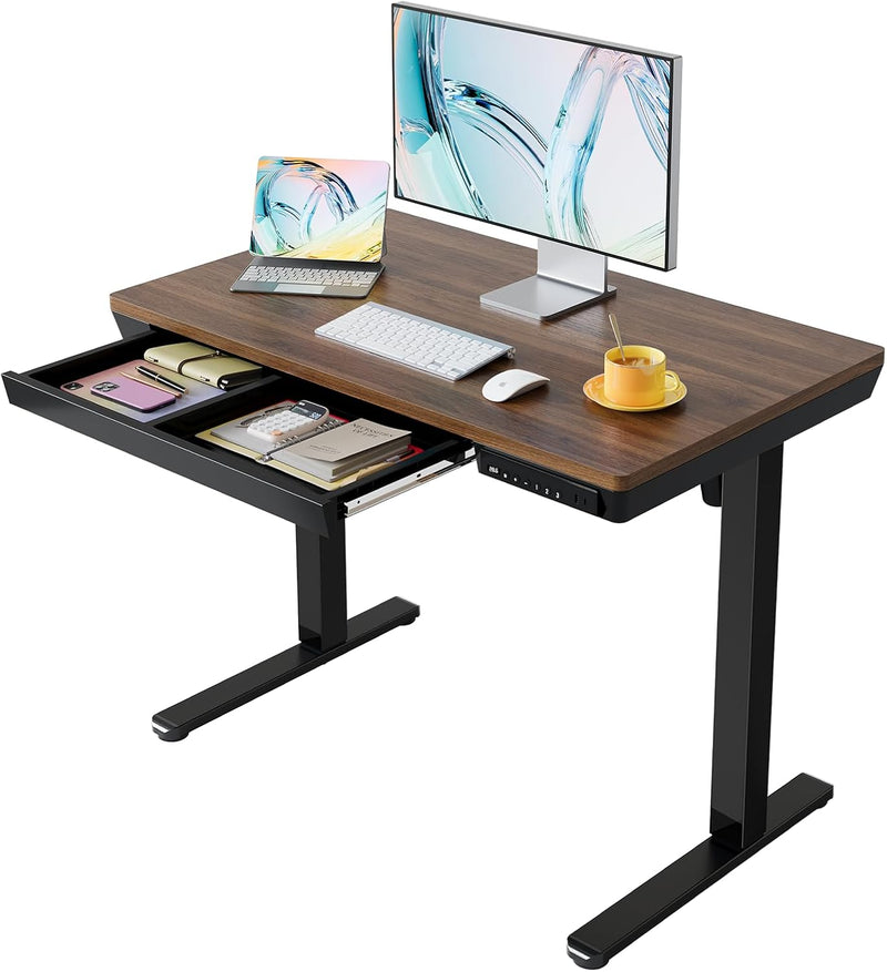 One Piece Standing Desk with Drawer
