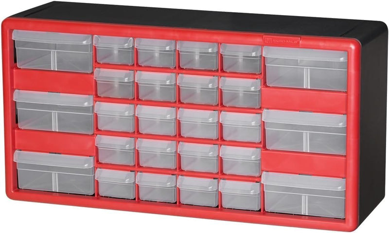 64-Drawer Plastic Drawer Storage Cabinet for Garage Organisation