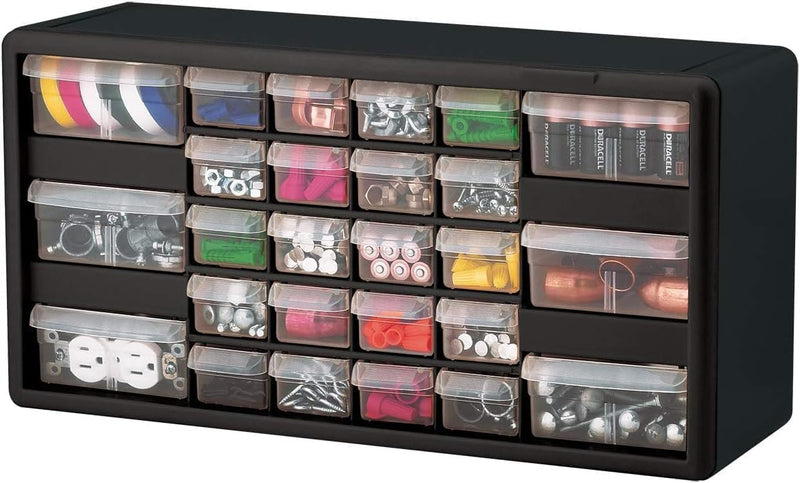 64-Drawer Plastic Drawer Storage Cabinet for Garage Organisation