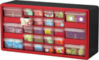 64-Drawer Plastic Drawer Storage Cabinet for Garage Organisation