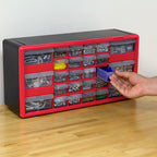 64-Drawer Plastic Drawer Storage Cabinet for Garage Organisation
