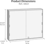 64-Key Cabinet with Lock Wall Mount Security Organiser