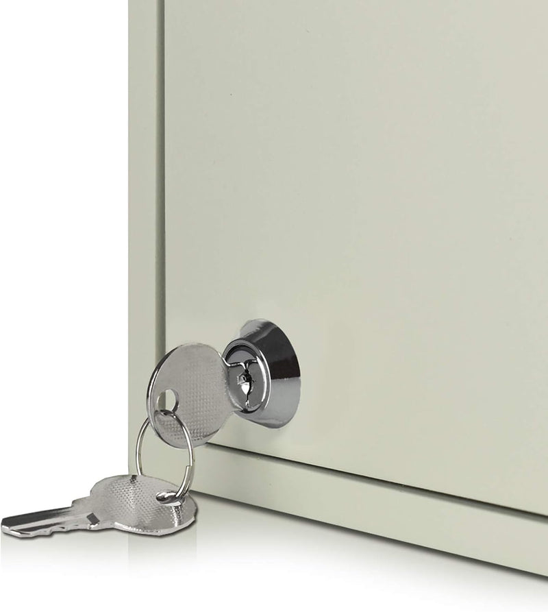 64-Key Cabinet with Lock Wall Mount Security Organiser