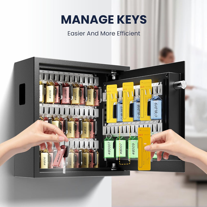 65 Key Safe Wall Mounted Lock Box